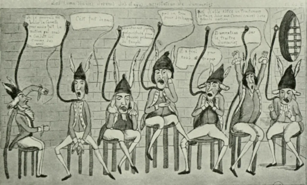 An illustration from Symbol and satire in the French Revolution, 1912, leaf 368