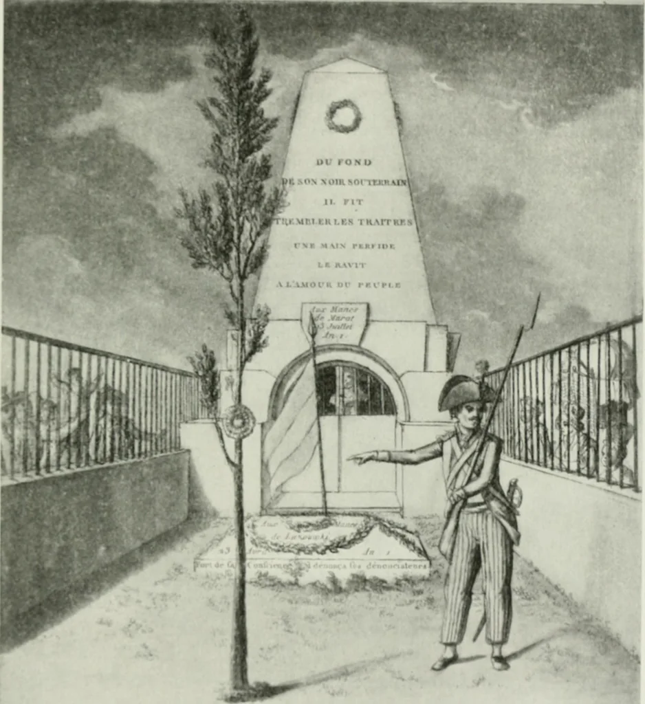 An illustration from Symbol and satire in the French Revolution, 1912, leaf 394
