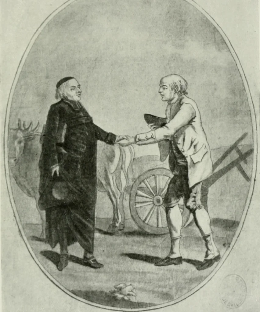 An illustration from Symbol and satire in the French Revolution, 1912, leaf 70
