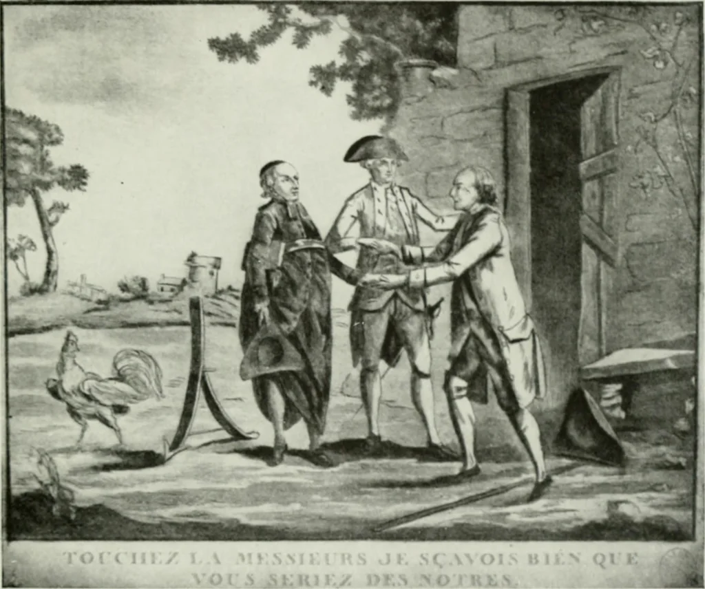 An illustration from Symbol and satire in the French Revolution, 1912, leaf 80