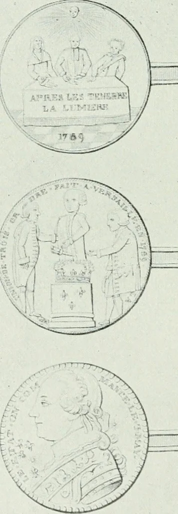 An illustration from Symbol and satire in the French Revolution, 1912, leaf 85
