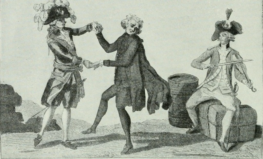 An illustration from Symbol and satire in the French Revolution, 1912, leaf 91