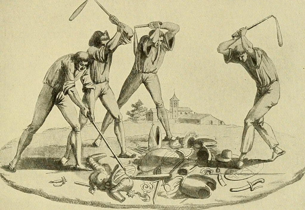 An illustration from Symbol and satire in the French Revolution, 1912, leaf 116