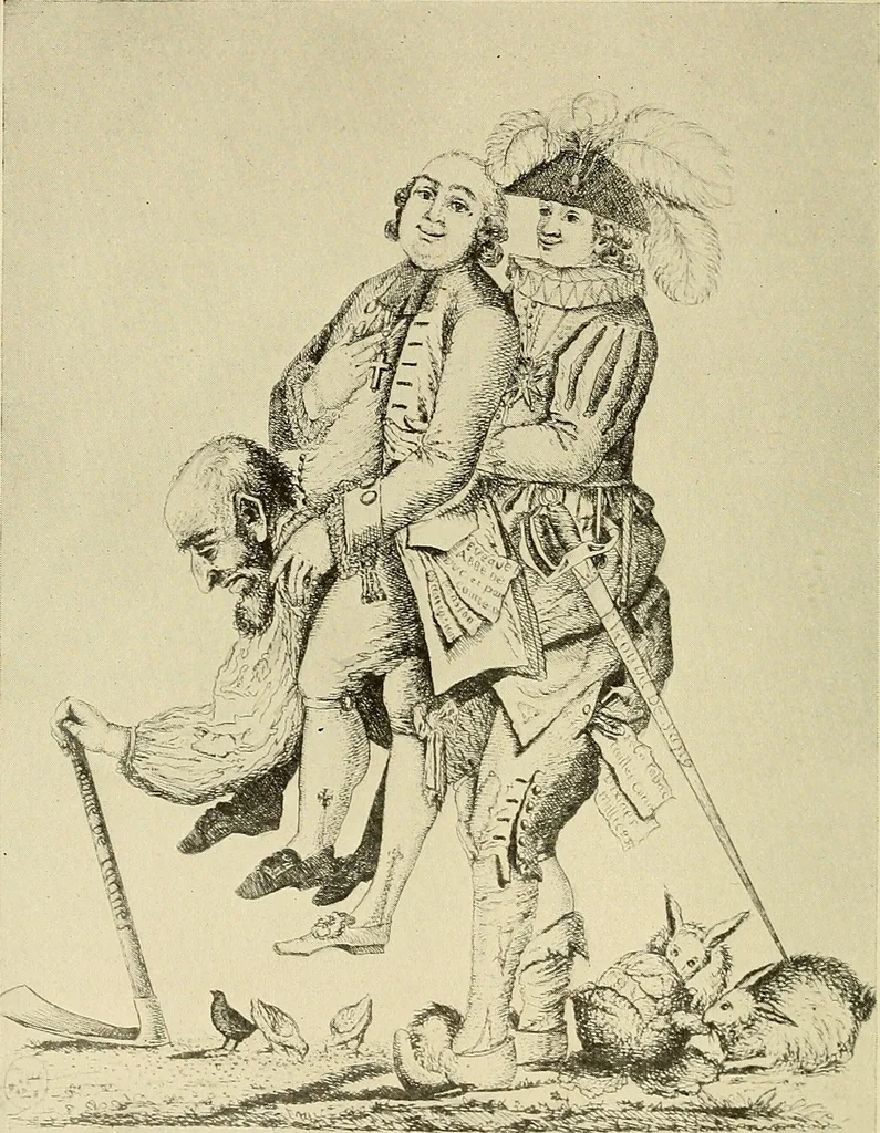An illustration from Symbol and satire in the French Revolution, 1912, leaf 123