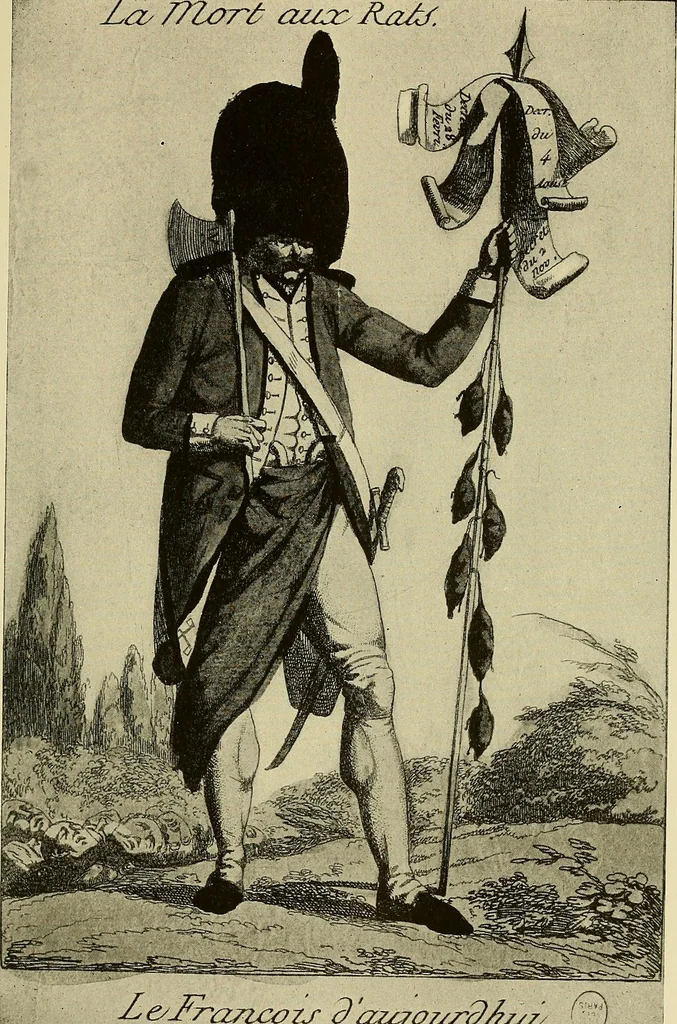An illustration from Symbol and satire in the French Revolution, 1912, leaf 126