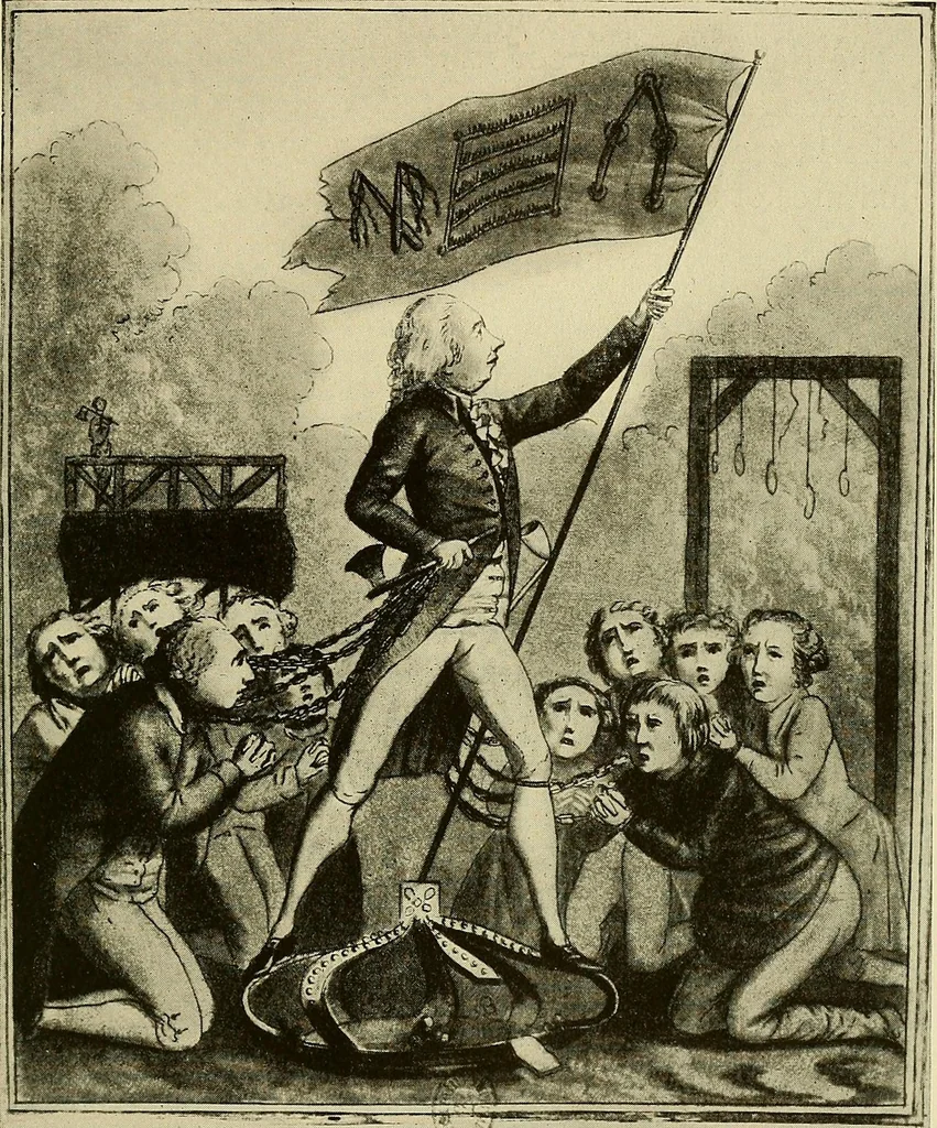 An illustration from Symbol and satire in the French Revolution, 1912, leaf 130