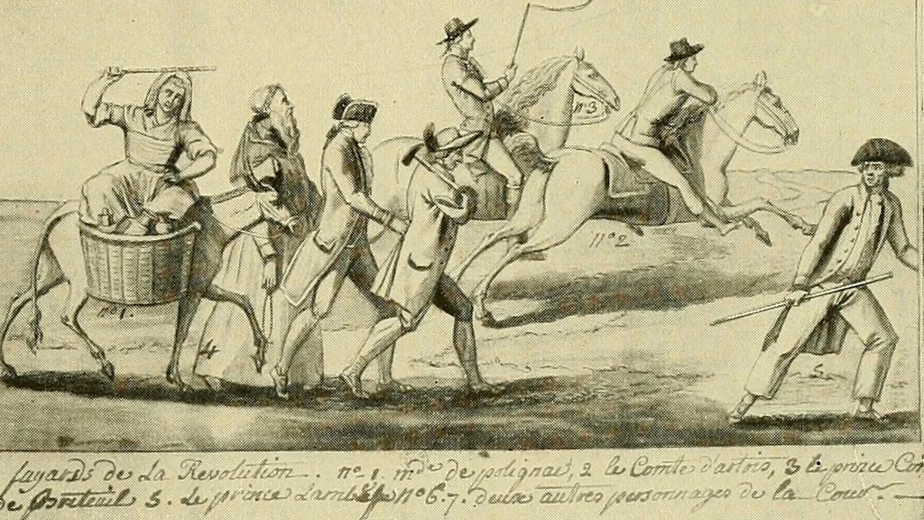 An illustration from Symbol and satire in the French Revolution, 1912, leaf 132