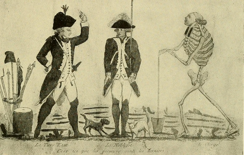 An illustration from Symbol and satire in the French Revolution, 1912, leaf 156