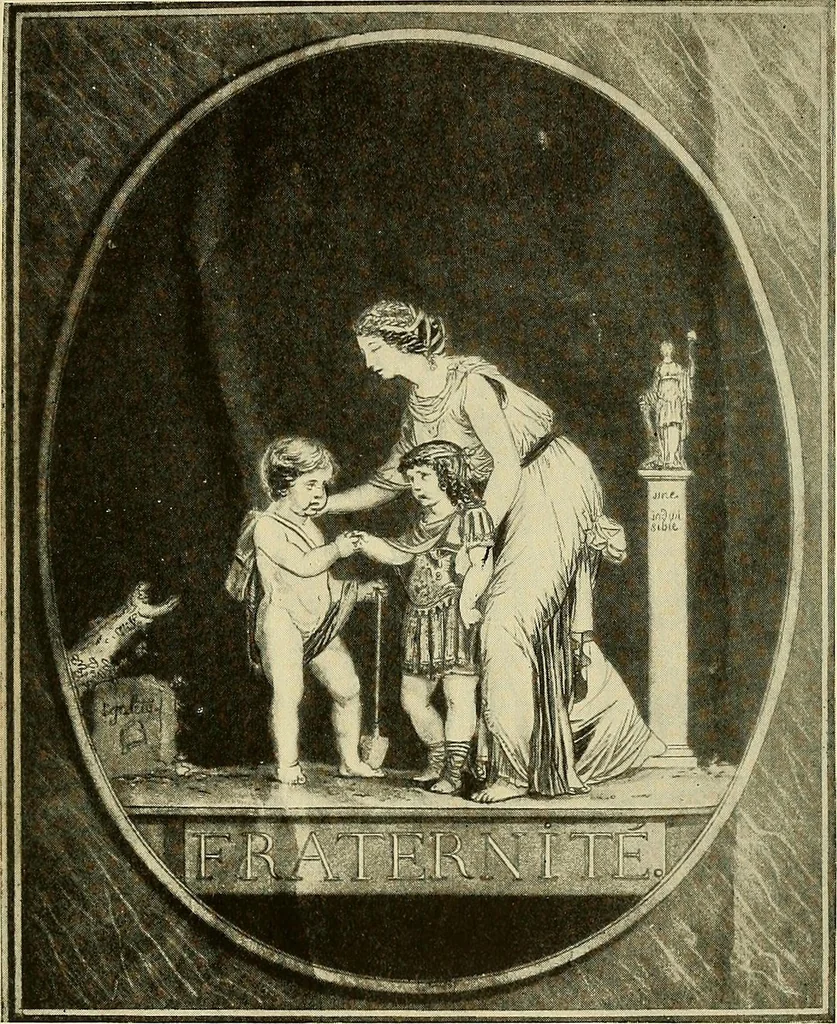 An illustration from Symbol and satire in the French Revolution, 1912, leaf 164