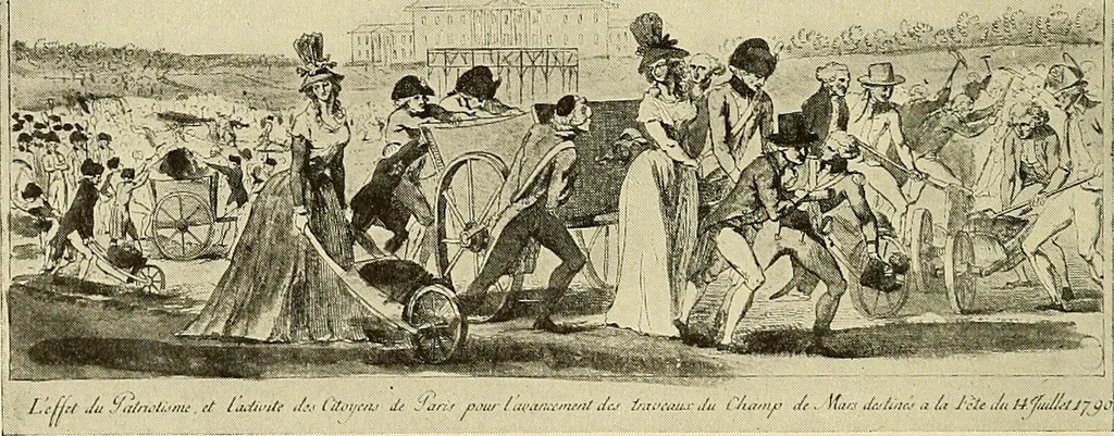 An illustration from Symbol and satire in the French Revolution, 1912, leaf 173