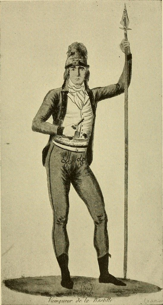 An illustration from Symbol and satire in the French Revolution, 1912, leaf 182