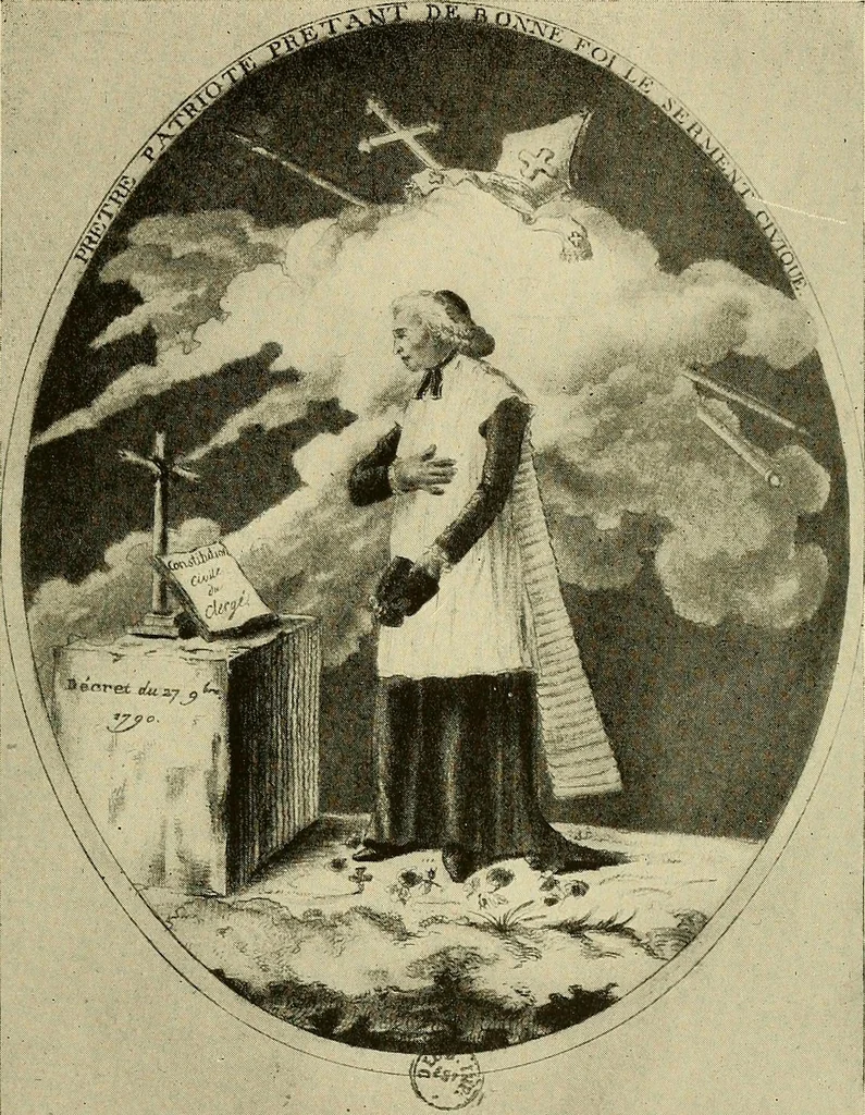 An illustration from Symbol and satire in the French Revolution, 1912, leaf 192