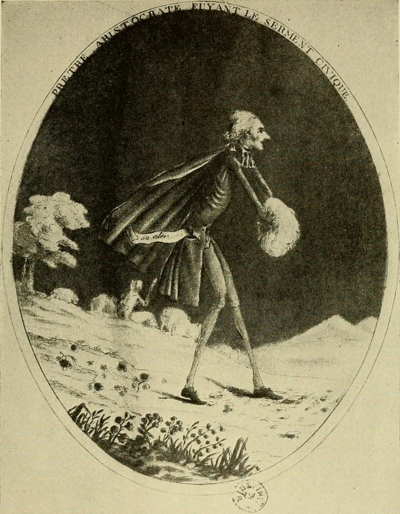 An illustration from Symbol and satire in the French Revolution, 1912, leaf 194