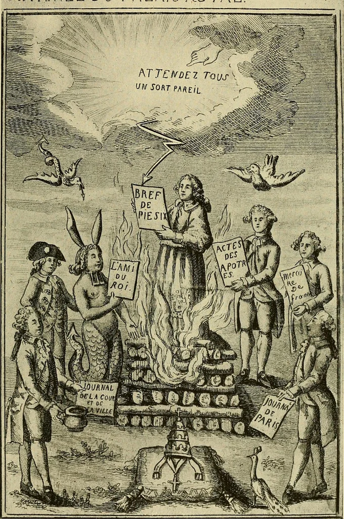 An illustration from Symbol and satire in the French Revolution, 1912, leaf 202