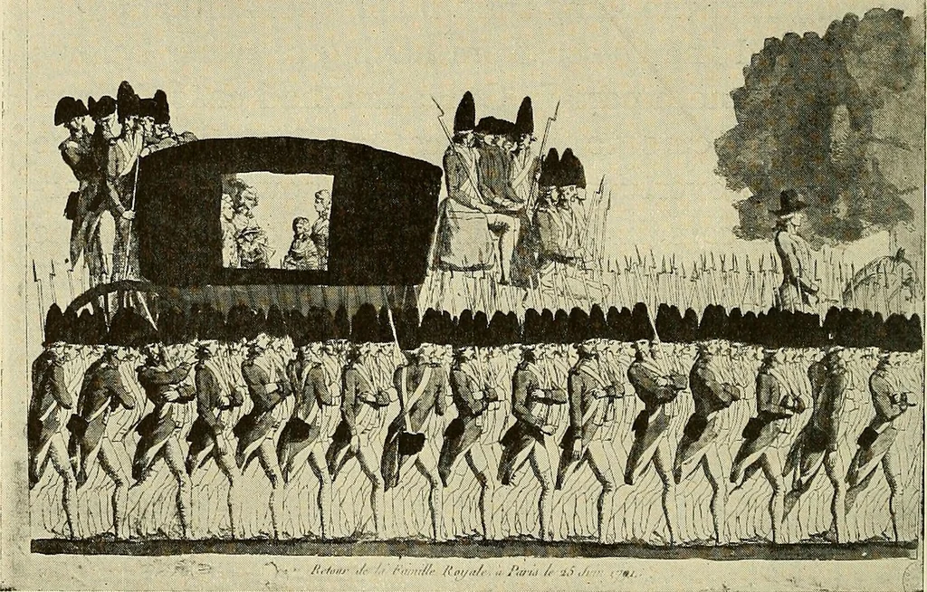 An illustration from Symbol and satire in the French Revolution, 1912, leaf 223