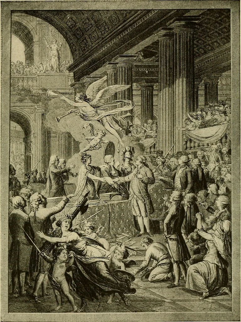 An illustration from Symbol and satire in the French Revolution, 1912, leaf 236