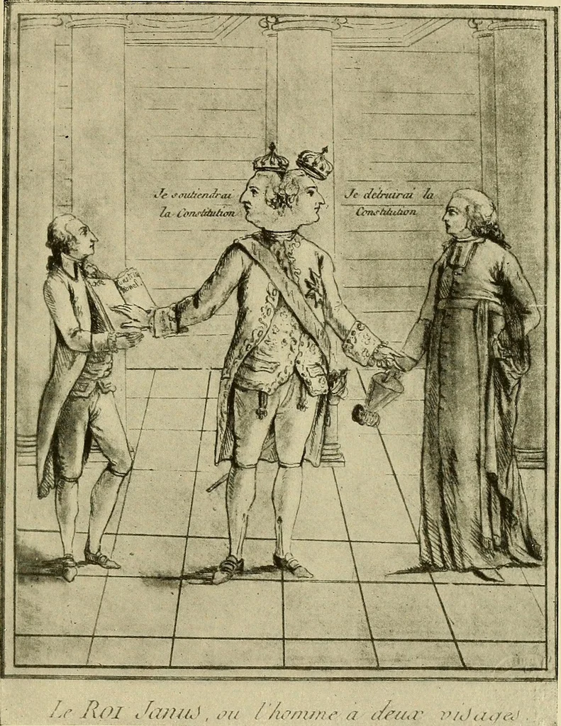 An illustration from Symbol and satire in the French Revolution, 1912, leaf 258