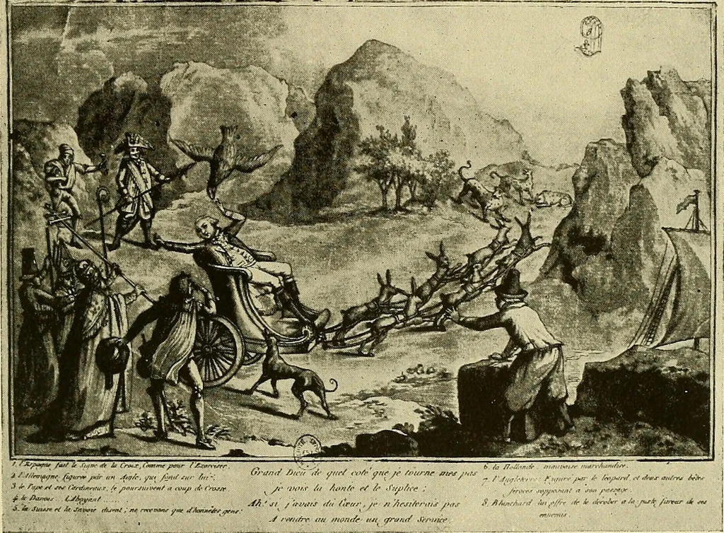 An illustration from Symbol and satire in the French Revolution, 1912, leaf 264