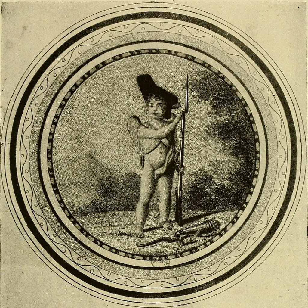 An illustration from Symbol and satire in the French Revolution, 1912, leaf 284