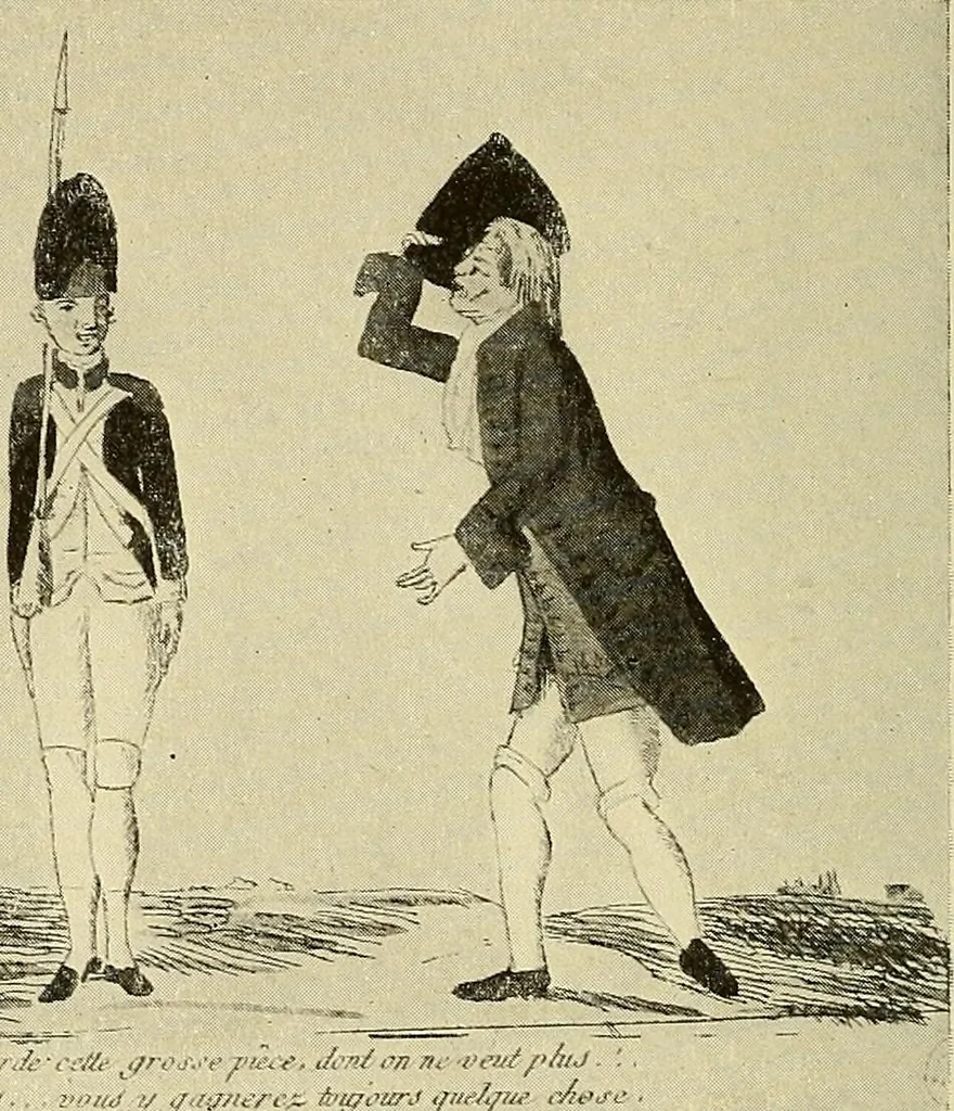 An illustration from Symbol and satire in the French Revolution, 1912, leaf 325