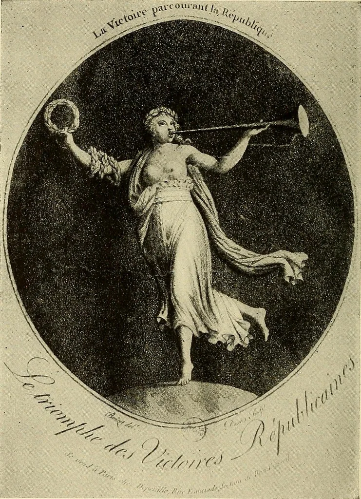 An illustration from Symbol and satire in the French Revolution, 1912, leaf 345