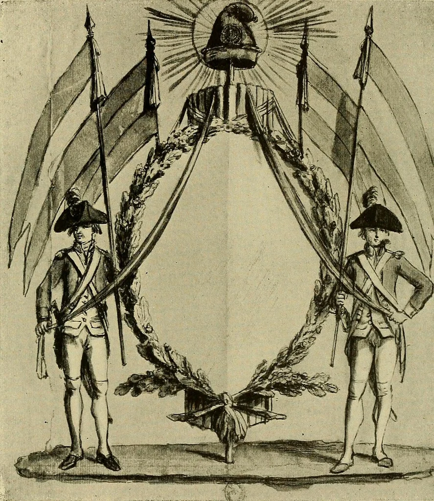 An illustration from Symbol and satire in the French Revolution, 1912, leaf 346