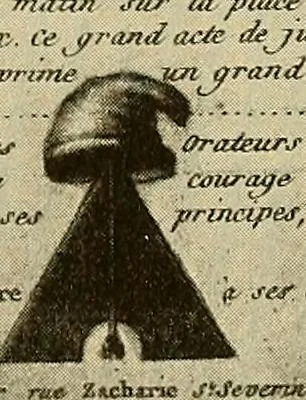 An illustration from Symbol and satire in the French Revolution, 1912, leaf 358
