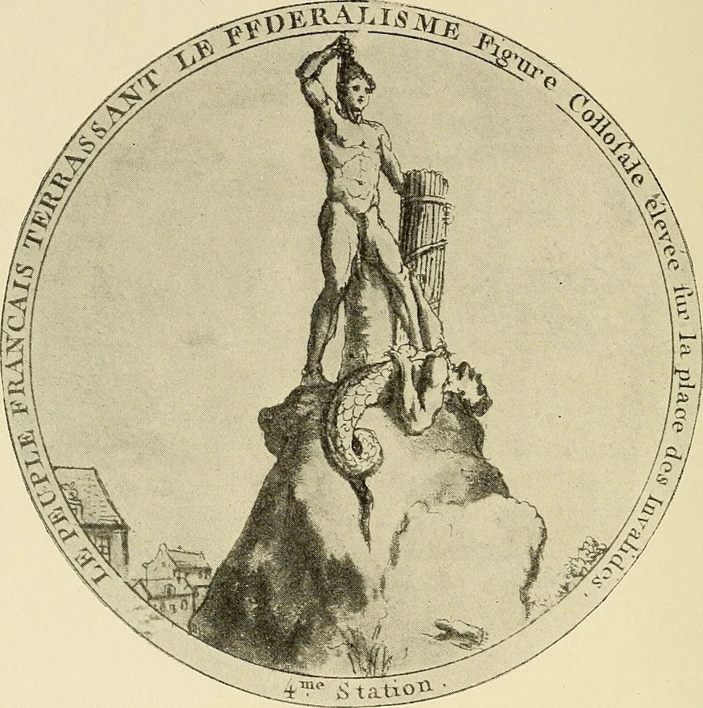 An illustration from Symbol and satire in the French Revolution, 1912, leaf 403