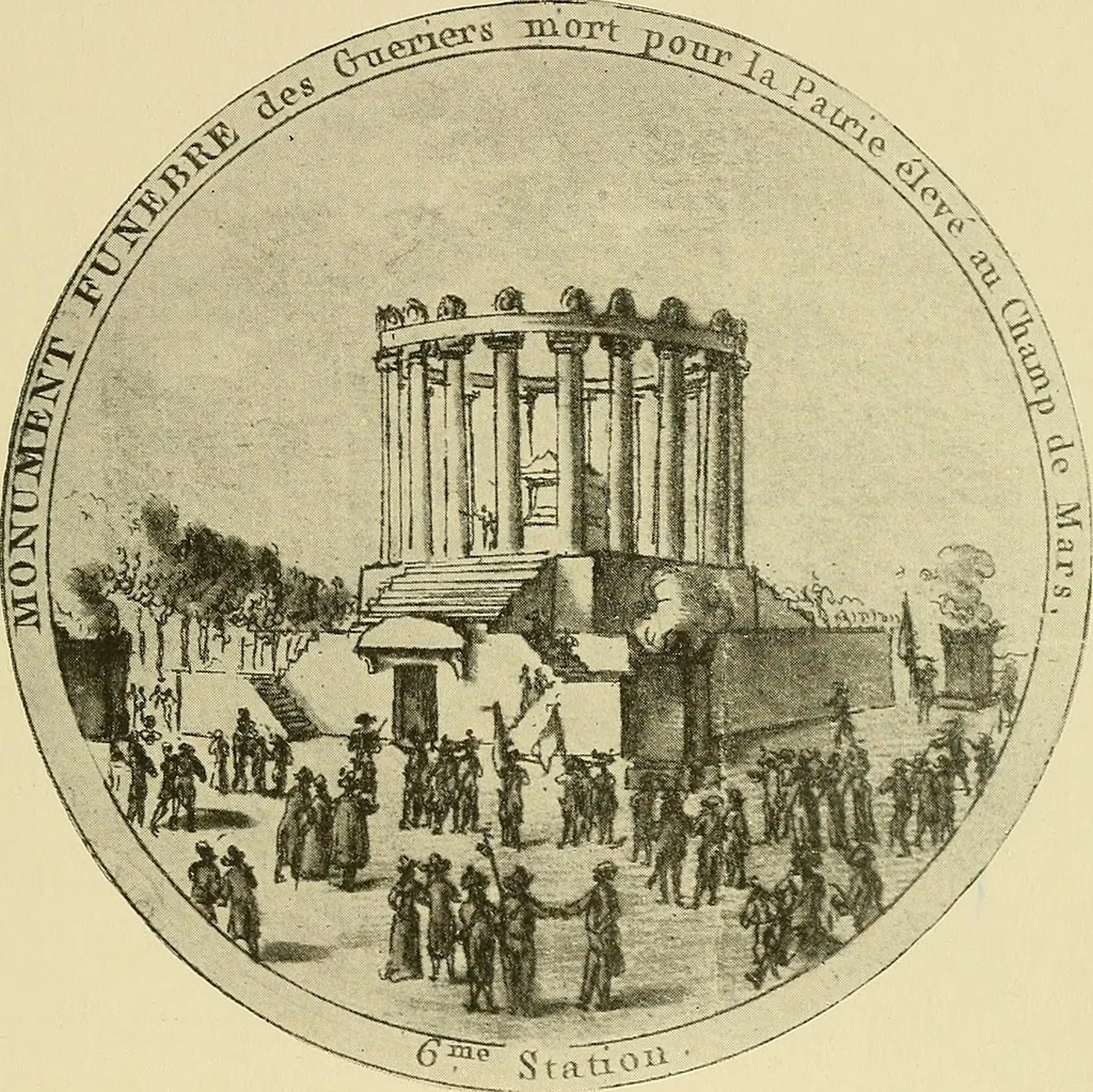 An illustration from Symbol and satire in the French Revolution, 1912, leaf 406