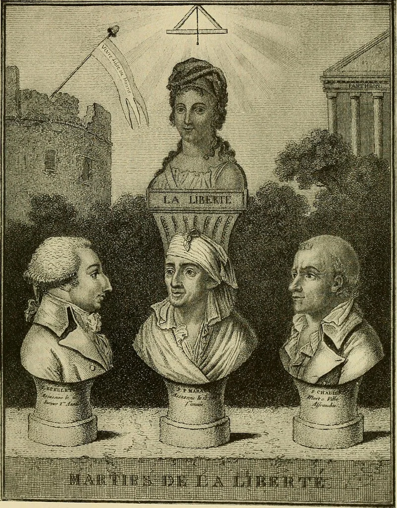 An illustration from Symbol and satire in the French Revolution, 1912, leaf 412