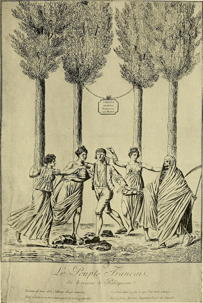 An illustration from Symbol and satire in the French Revolution, 1912, leaf 420
