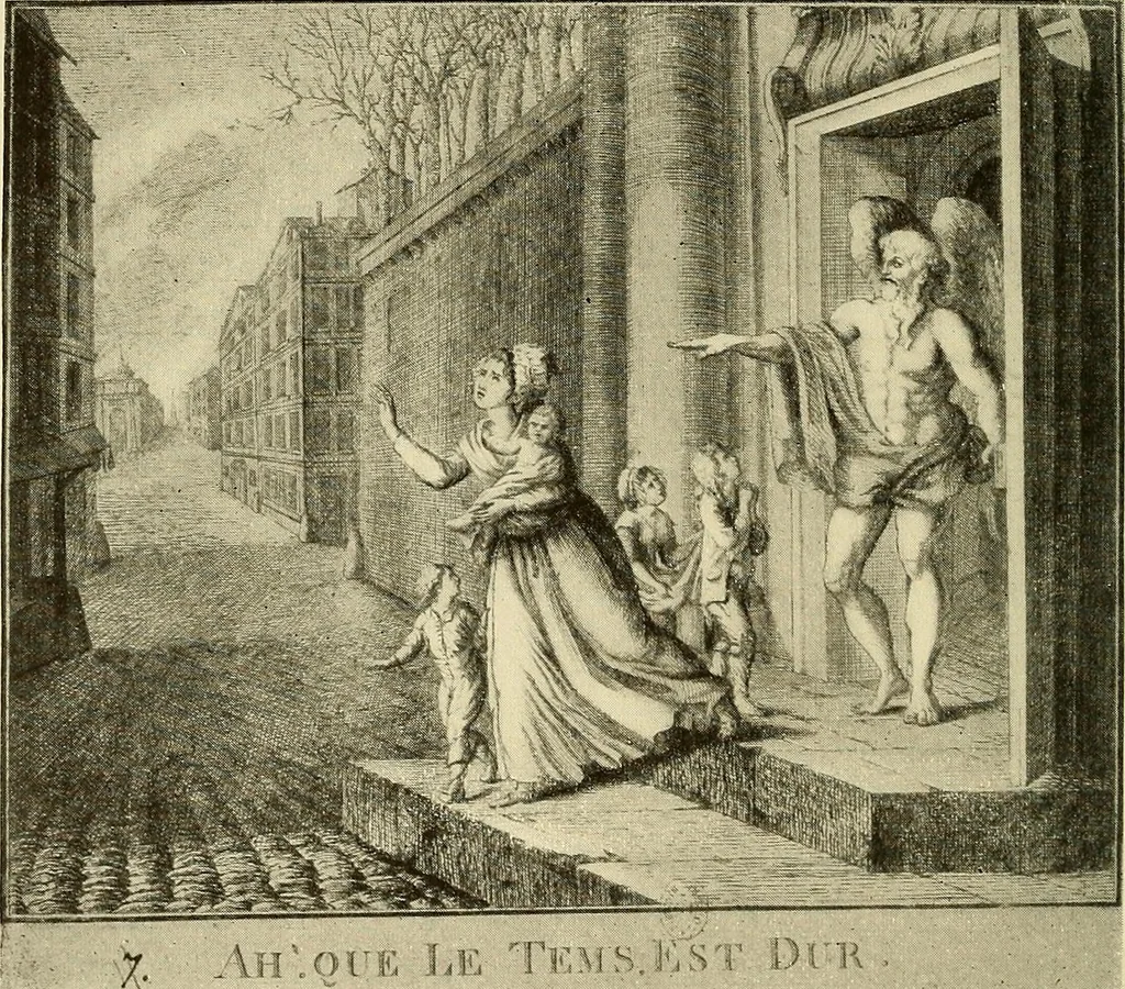 An illustration from Symbol and satire in the French Revolution, 1912, leaf 69