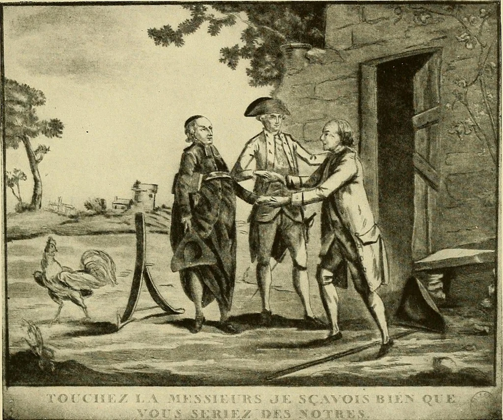 An illustration from Symbol and satire in the French Revolution, 1912, leaf 80