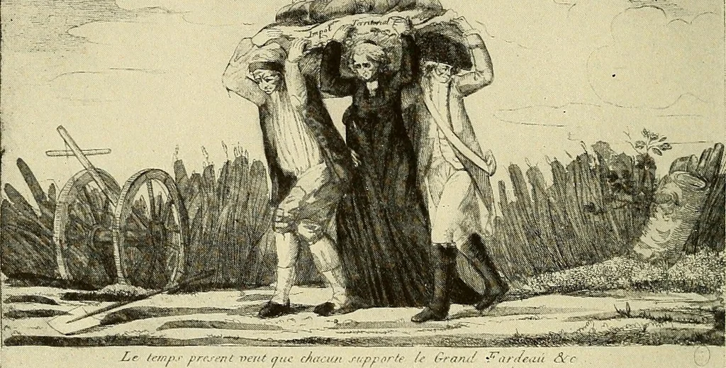An illustration from Symbol and satire in the French Revolution, 1912, leaf 83