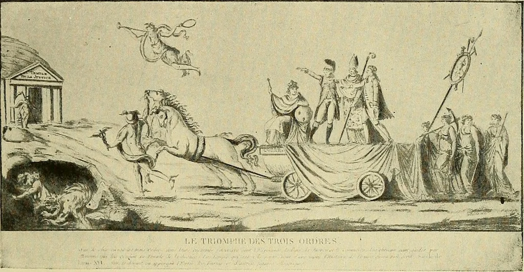 An illustration from Symbol and satire in the French Revolution, 1912, leaf 84