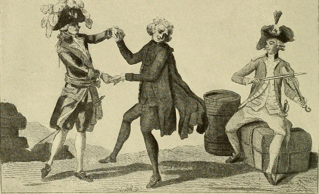 An illustration from Symbol and satire in the French Revolution, 1912, leaf 91