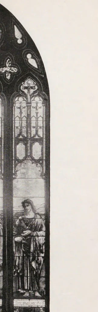 An illustration from A synopsis of the exhibit of the Tiffany Glass and Decorating Company in the American Section of the Manufactures and Liberal Arts Building at the World's Fair, Jackson Park, Chicago, Ill., 1893, with an appendix on Memorial Windows, 1893, leaf 28