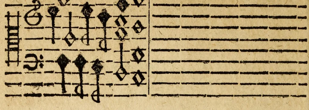 An illustration from Synopsis musicae novae omnino verae atque methodicae universae : in omnis sophiae pregustum parergoz inventae disputatae & propositae omnibus philomusis, 1612, leaf 144