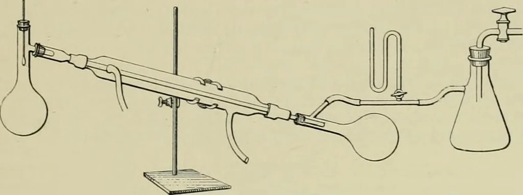 An illustration from The synthetic dyestuffs and the intermediate products from which they are derived, 1905, leaf 206