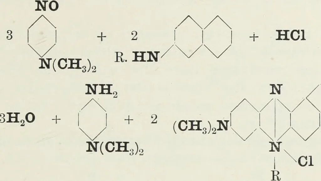 An illustration from The synthetic dyestuffs : and the intermediate products from which they are derived, 1905, leaf 156