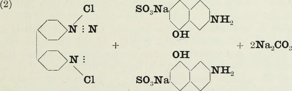 An illustration from The synthetic dyestuffs : and the intermediate products from which they are derived, 1905, leaf 254
