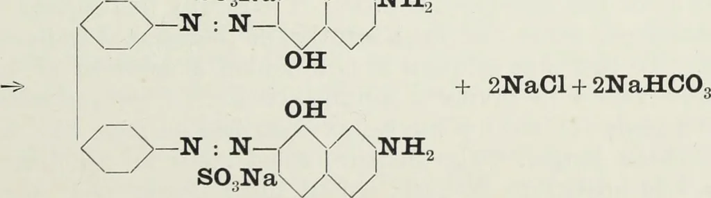 An illustration from The synthetic dyestuffs : and the intermediate products from which they are derived, 1905, leaf 254
