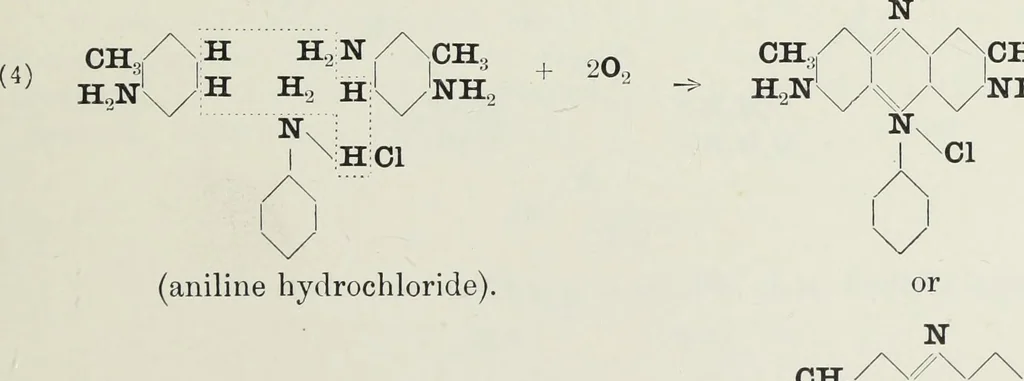 An illustration from The synthetic dyestuffs : and the intermediate products from which they are derived, 1905, leaf 280