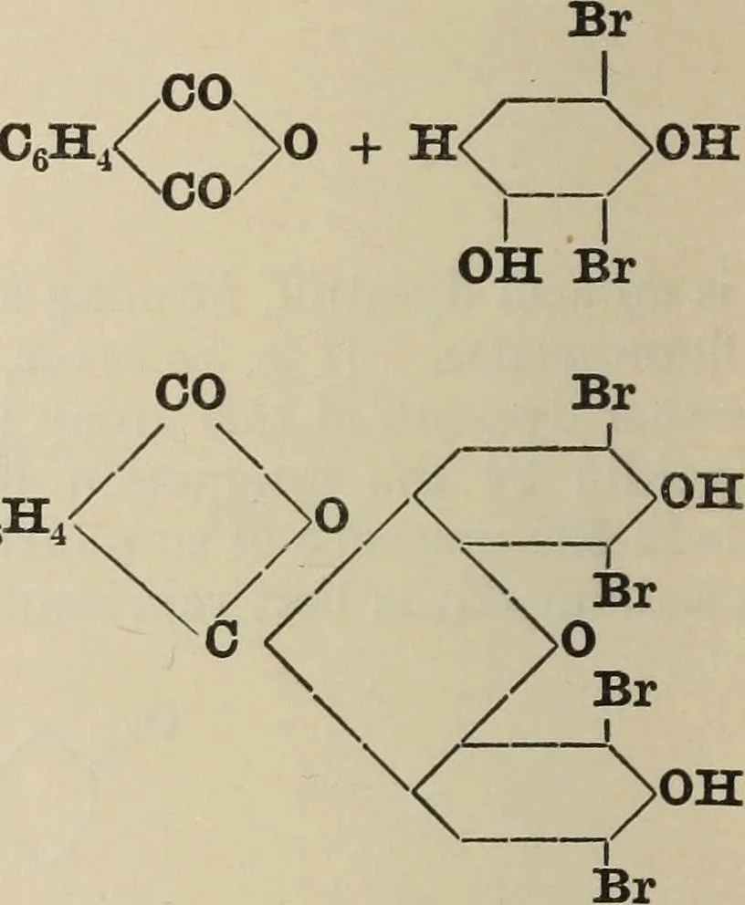 An illustration from The synthetic dyestuffs and the intermediate products from which they are derived, 1920, leaf 131
