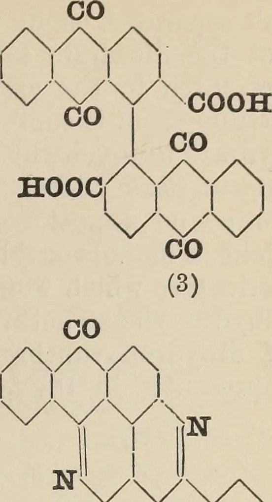 An illustration from The synthetic dyestuffs and the intermediate products from which they are derived, 1920, leaf 158