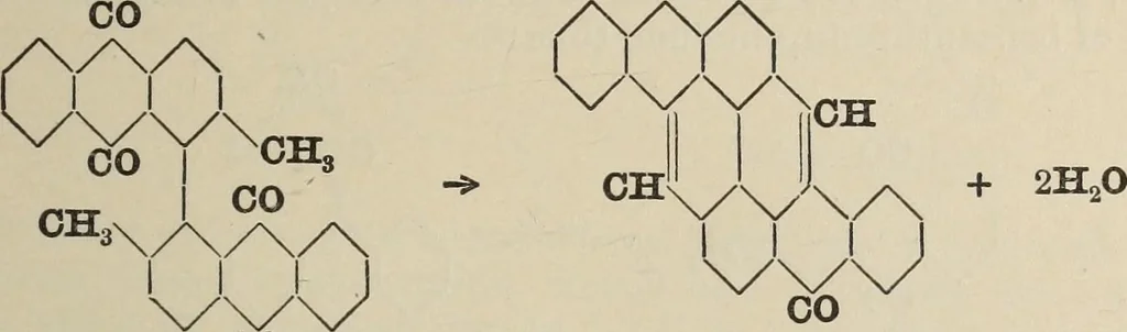 An illustration from The synthetic dyestuffs and the intermediate products from which they are derived, 1920, leaf 160