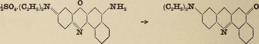 An illustration from The synthetic dyestuffs and the intermediate products from which they are derived, 1920, leaf 171