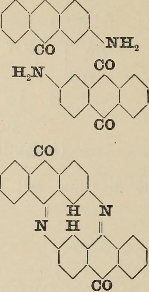 An illustration from The synthetic dyestuffs and the intermediate products from which they are derived, 1920, leaf 311