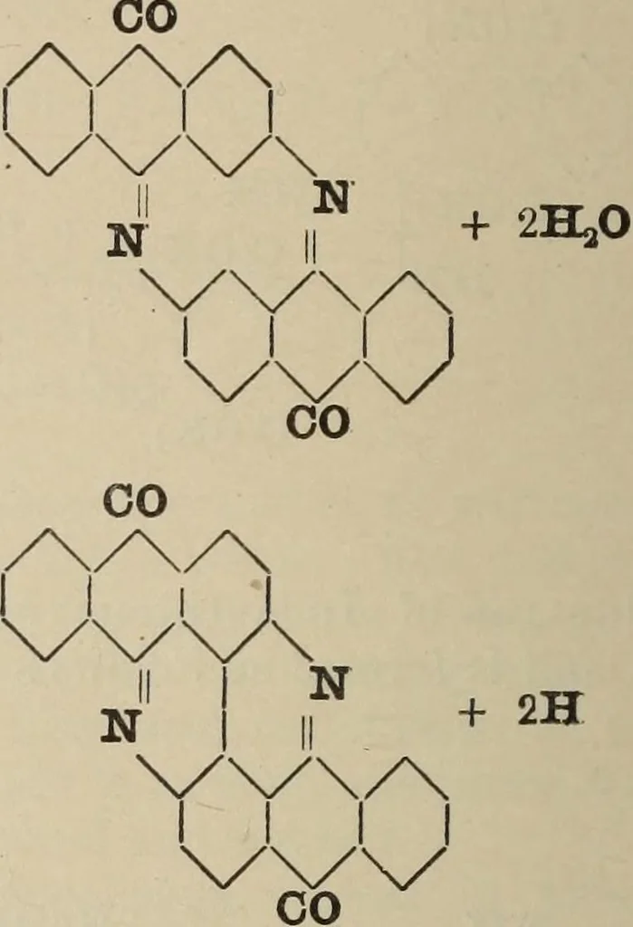 An illustration from The synthetic dyestuffs and the intermediate products from which they are derived, 1920, leaf 311