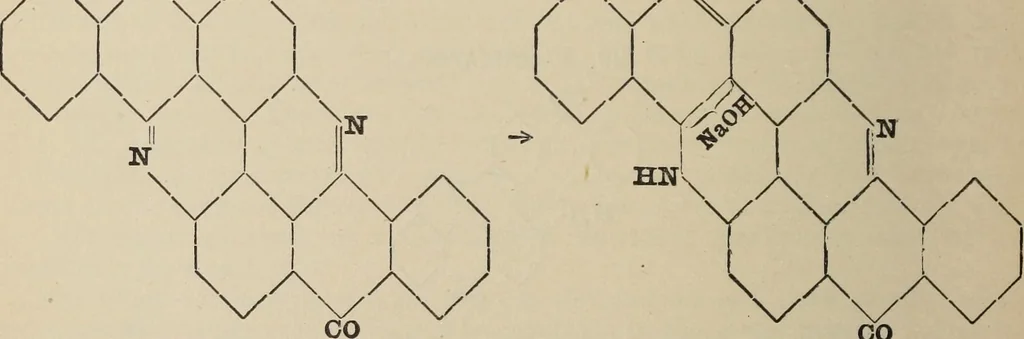 An illustration from The synthetic dyestuffs and the intermediate products from which they are derived, 1920, leaf 311